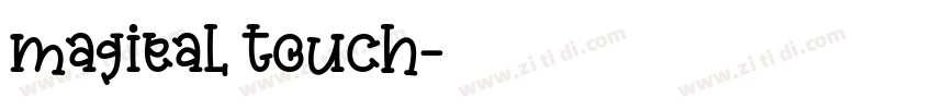 magieal touch字体转换